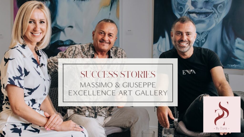 Massimo and Guiseppe telling stories about Excellence Art Gallery - SSbyDana
